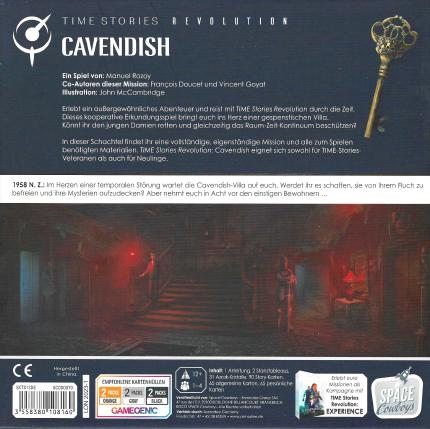 Time Stories Revolution &ndash; Cavendish Rückseite
