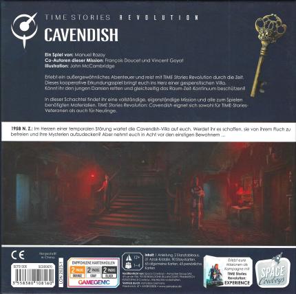Time Stories Revolution &ndash; Cavendish Rückseite