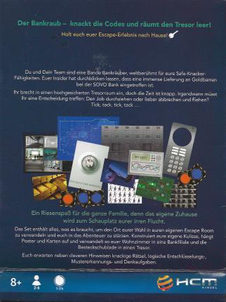 Trapped &ndash; Bankraub Rückseite