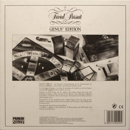 Trivial Pursuit &ndash; Genus Edition Rückseite