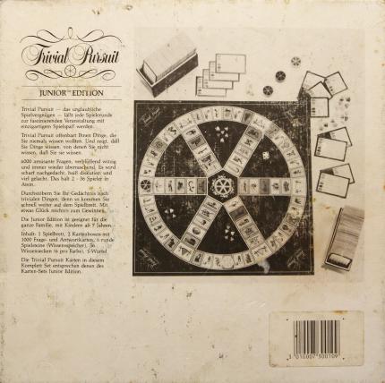 Trivial Pursuit &ndash; Junior Edition Rückseite