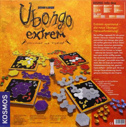 Ubongo Extrem Rückseite