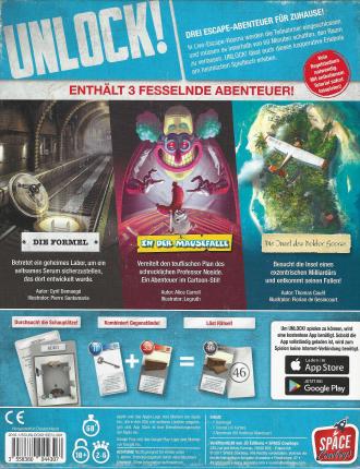 Unlock! &ndash; Escape Adventures Rückseite