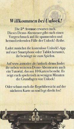 Unlock! &ndash; 5th Avenue Rückseite