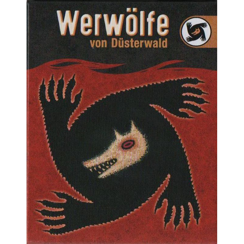 Die Werwölfe von Düsterwald Cover des Brettspiels 'Die Werwölfe von Düsterwald'