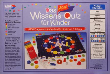 (Das neue) Wissensquiz für Kinder Rückseite